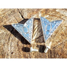 Collar Tips Silver Tone